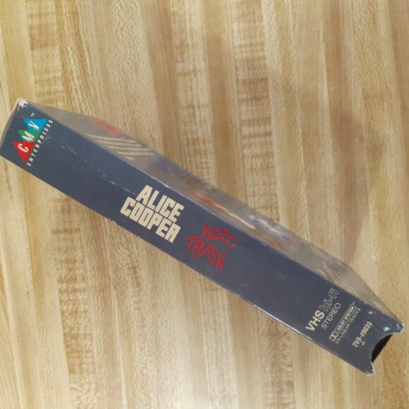 Alice Cooper Video Trash 1990 VHS CMV Poison Bed of Nails VTG 90s Music Vids - Picture 5 of 9